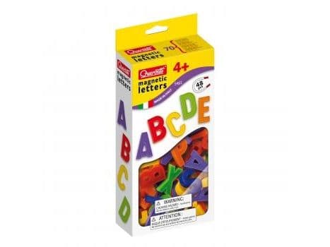 Quercetti store magnetiske bokstaver, 48 elementer (040-5461)