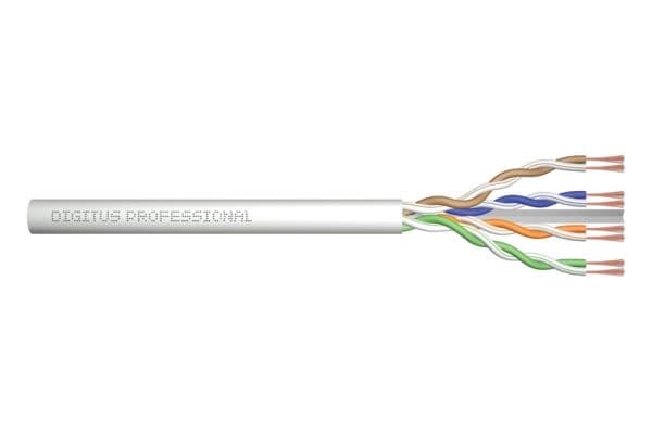 DIGITUS Professional - Samlet kabel - 100 m - UTP - CAT 6a - halogenfri - grå