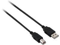 V7 - USB-kabel - USB (hane) till USB typ B (hane) - 5 m - svart