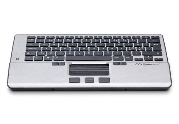 Mousetrapper Alpha - Tastatur med touchpad - trådløst - USB, Bluetooth 4.2