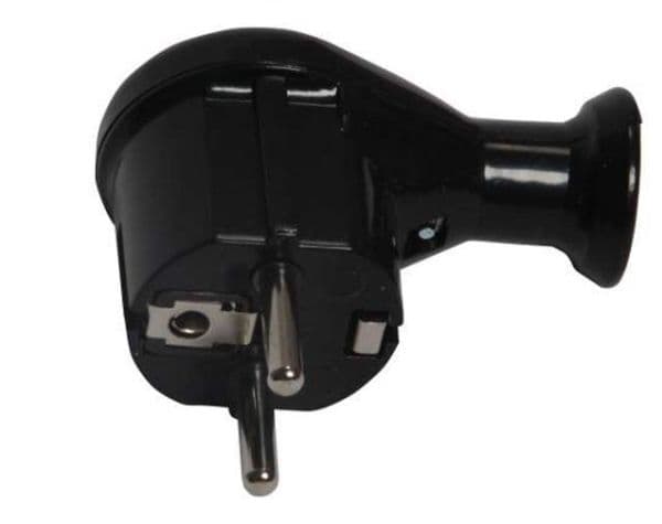 Opal vinklat uttag, löstagbart WT-50 2P+Z 16A svart