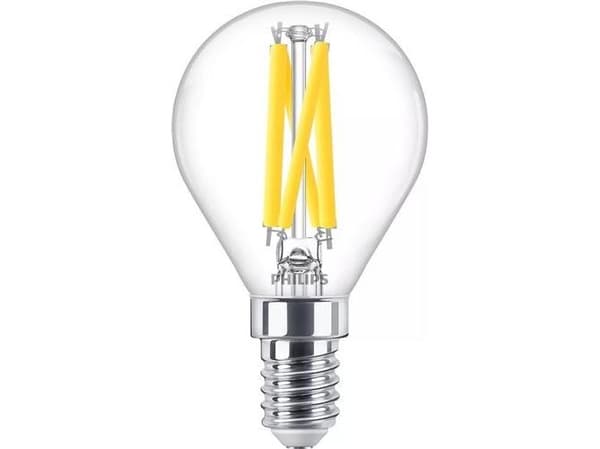 Philips MASTER LED Krone DimTone 3,4W (40W) E14 P45 Klar