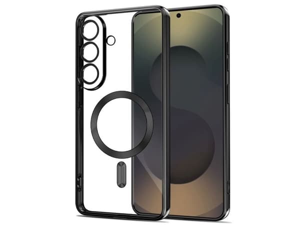 Tech-Protect MagFlex-deksel for Samsung Galaxy S26+ - Transparent svart