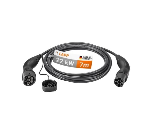 Lapp Mobility Type 2 Laddkabel för Elbil 22 kW - 7 Meter