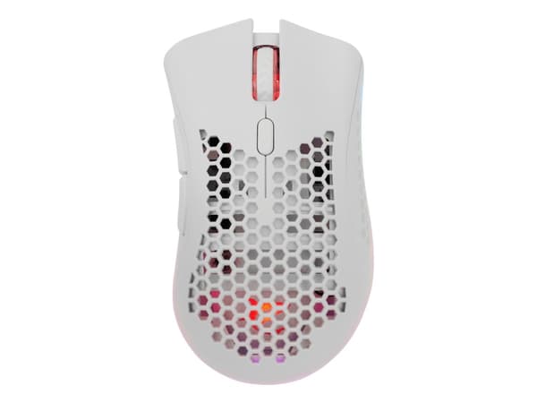 White Shark LIONEL, Ambidextrous, Optisk, Bluetooth, 10000 DPI, Vit