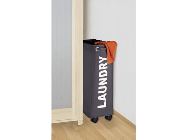 WENKO Corno, 43 L, Suorakulmainen, Polyesteri, Polypropeeni (PP), Harmaa, 185 mm, 400 mm