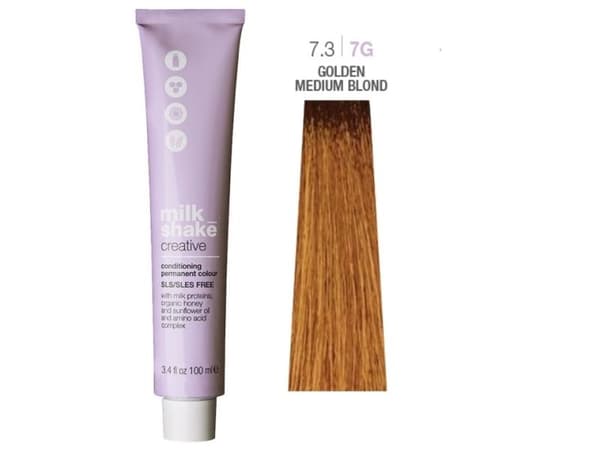 Milk_Shake 7.3, Golden Medium Blond, Creative Permanent Conditioning100ml