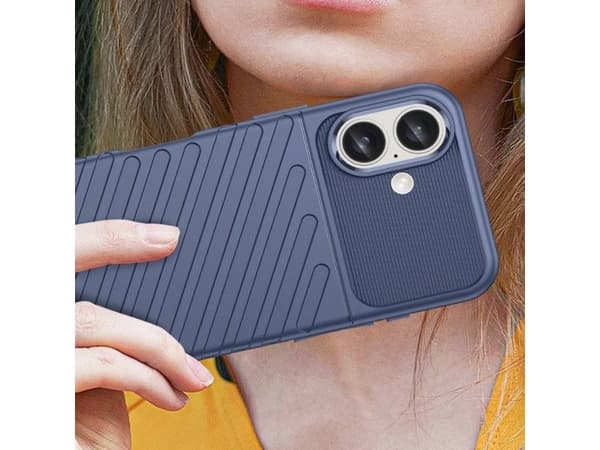 Thunder Case silikonskal till iPhone 16 - blå