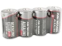 ANSMANN Mono D - Batteri 4 x LR20 - Alkalisk