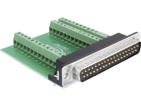 Delock - Nettverkterminator - DB-37 (hann)