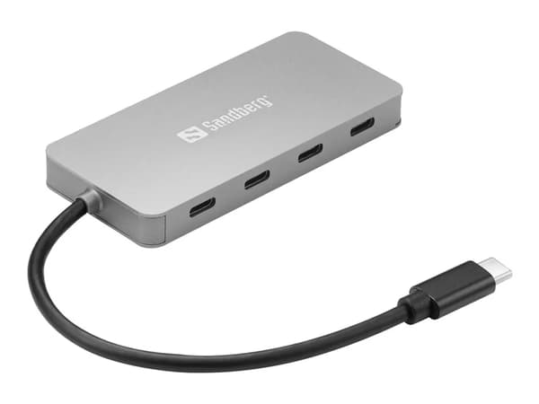 Sandberg - Hubb - 4 x USB-C - skrivbordsmodell