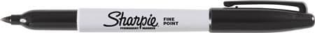 Sharpie Fine Point, Svart, Fin spets, Multifärg, Fin, AP, Metall, papper, Plast