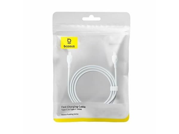 Baseus P10355702221-00, 1,2 m, USB C, USB C, Vit