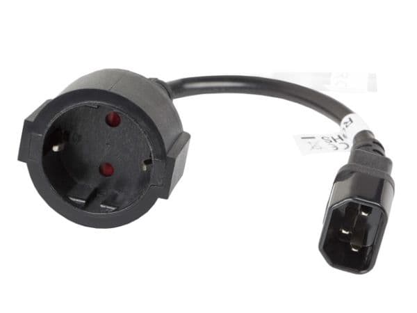 Lanberg CA-C14E-10CC-0018-BK, 0,18 m, C14 liitin