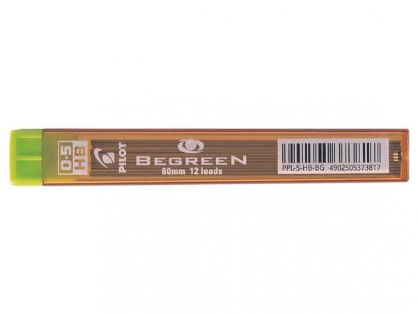 Blyertsstift, PILOT PPL Begreen, 0,5 mm, HB, 12 st/förpackning