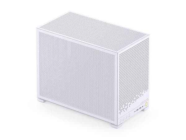 Jonsbo D32 PRO MESH, Midi Tower, PC, Vit, Mini-ITX, micro ATX, Stål, 17 cm