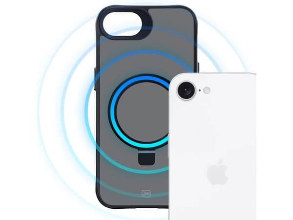 3MK Smoke Case Mag&Stand för Apple iPhone 16E
