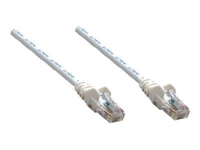Intellinet - Patch-kabel - RJ-45 (hane) till RJ-45 (hane) - UTP - CAT 5e - formpressad, hakfri - vit