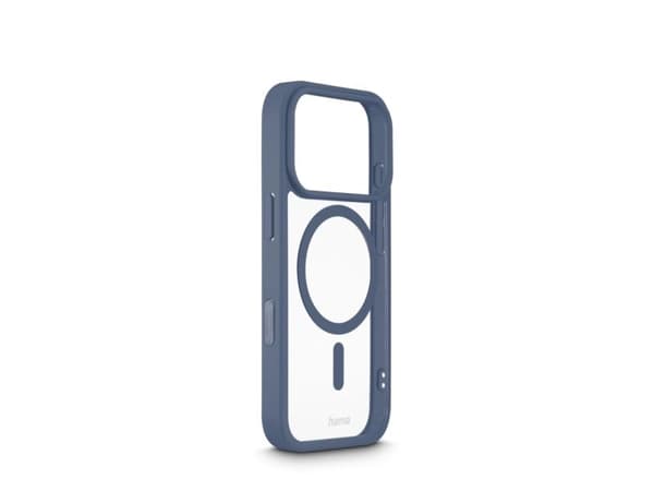 Hama Frame Protect, Mobilskal, Apple, iPhone 17 Pro, 16 cm (6.3"), Blå, Transparent