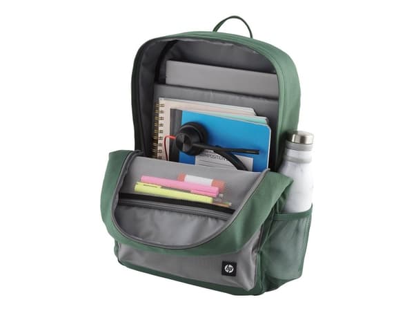HP - Campus - notebookryggsekk - 15.6" - grå, grønn
