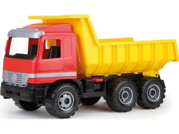 Mercedes Actros 62 cm bulk dump-lastbil i en låda