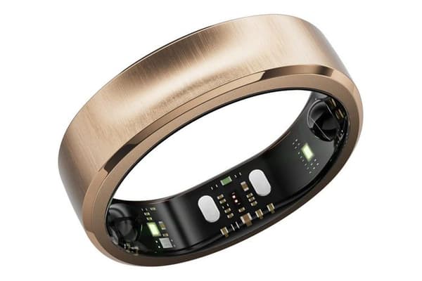 RingConn Gen 3 Smart Ring, Size 11 (Brushed Rose Gold)