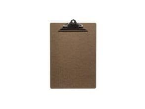 Menyhållare Securit Clipboard 23x34 cm brun, st