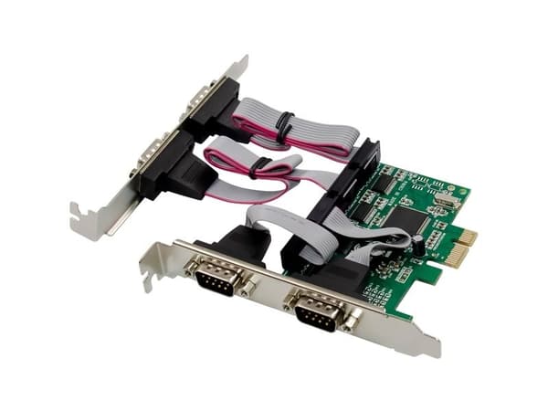 InLine 76619E, PCIe, Serial, Hankoppling, PCIe 2.0, RS-232, 9-stift, PC