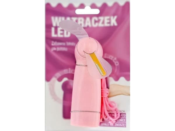 LED-vindmølle rosa