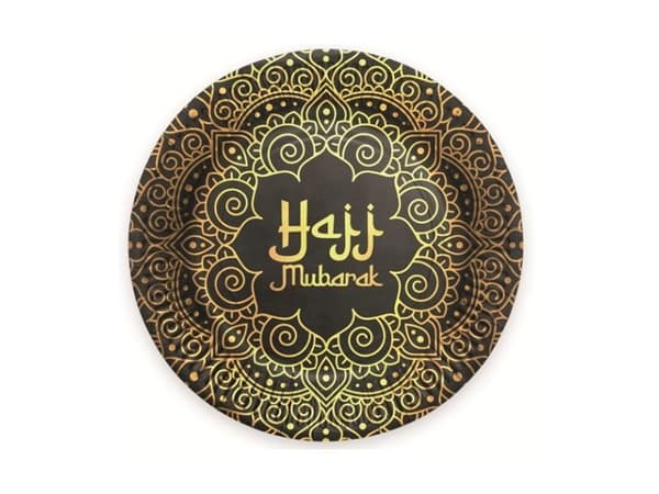 Hajj Mubarak-tallrikar, 8 st