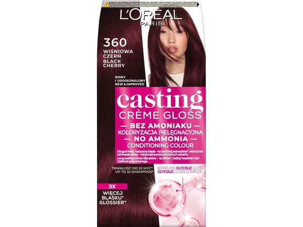 L'OREAL_Casting Creme Gloss hårfarge 360 Cherry Black