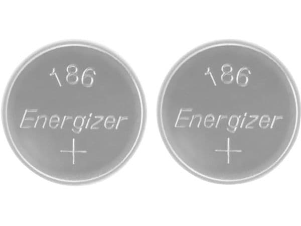 Knappcellebatterier alkaline d189, pakke med 2 stk.