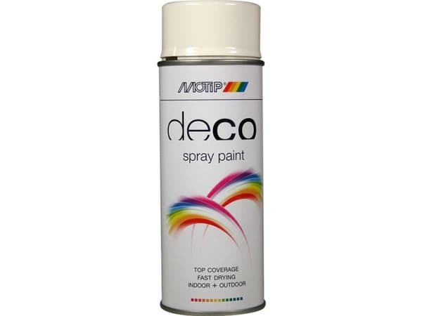 Motip deco RAL 9010 ren vit 400 ml.
