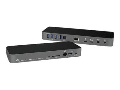 OWC Thunderbolt 3 Dock - Dokkingstasjon - Thunderbolt 3 - Mini DP - 1GbE - 85 watt