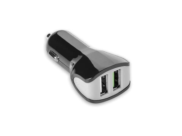Celly CC2USBTURBOBK, Auto, USB, Musta, Harmaa