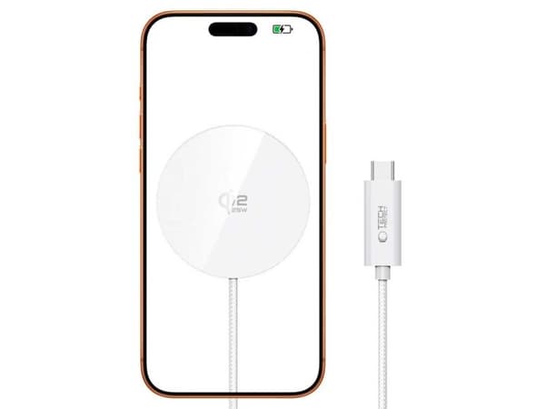 Tech-Protect TECH-PROTECT A50 MAGNETIC Magsafe trådlader 25W QI2.2 hvit