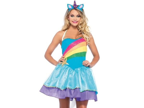 Rainbow Unicorn kostume