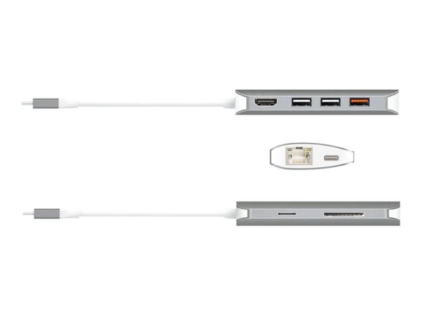 j5create JCD383 - Dockningsstation - USB-C 3.1 - HDMI - 1GbE