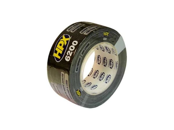 Gaffatape sort, 48 mm x 25 m