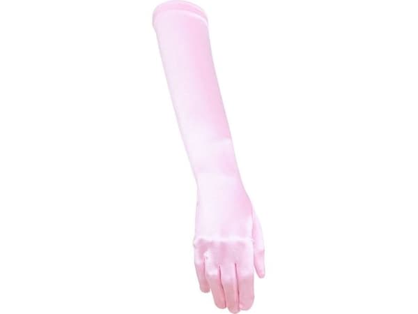 Lange handsker, rosa