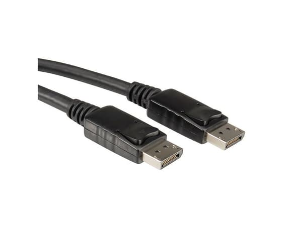 Value DP-DP LSOH M/M 1 m, 1 m, DisplayPort, DisplayPort, Hankjønn, Hankjønn, Sort