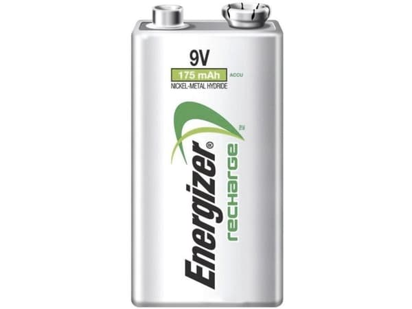 Energizer Recharge Power Plus 9V/NH22 batteri, 1 stk.