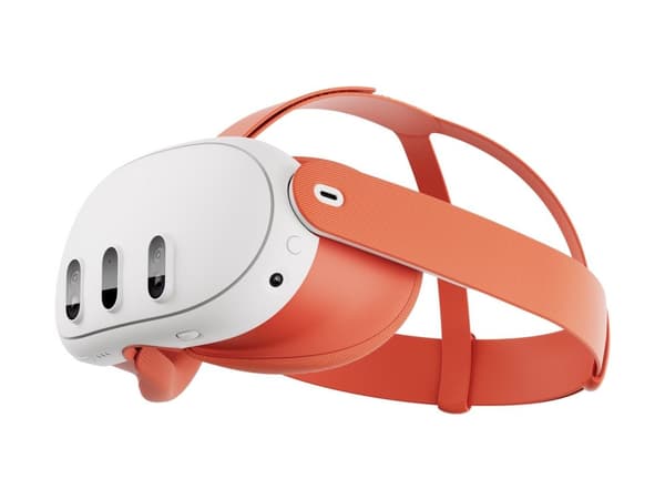 Meta Quest 3 ansiktsinterface & headstrap - Blood Orange