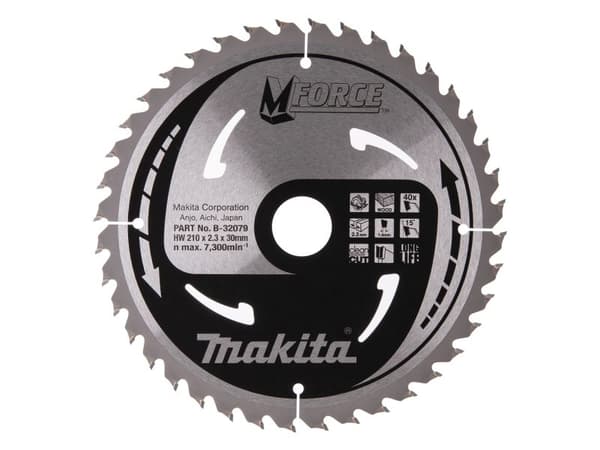 MFORCE pyörösahanterä 210x30mm 24hammasta