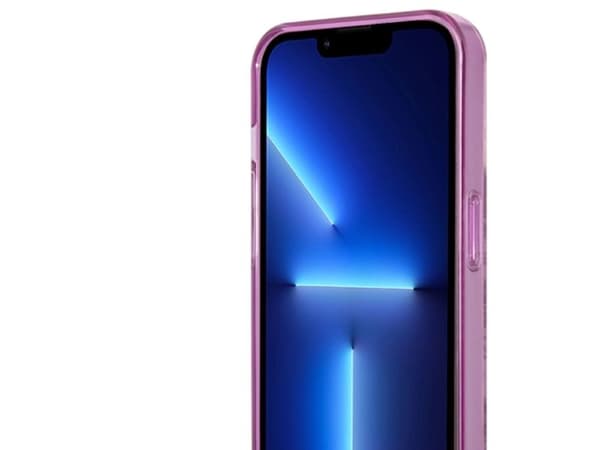 Guess Porcelain Collection-deksel til iPhone 14 Pro Max - fuchsia