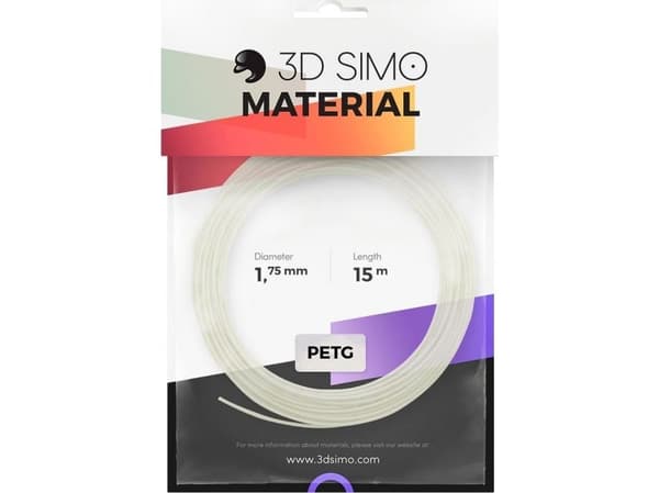 3DSimo 3DSimo Filament PETG/PLA - bialy 15m