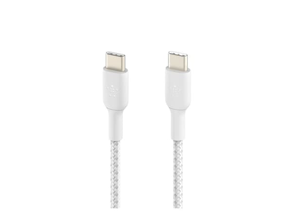 Belkin BoostCharge - USB-kabel - USB-C (hann) til USB-C (hann) - 1 m - hvit