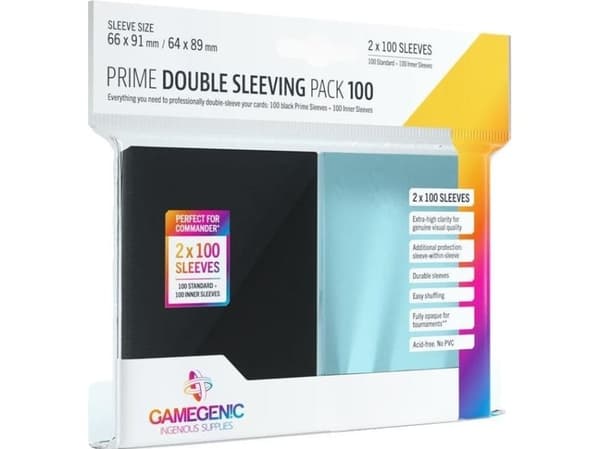 GameGenic Prime Double Sleeving Pack 100