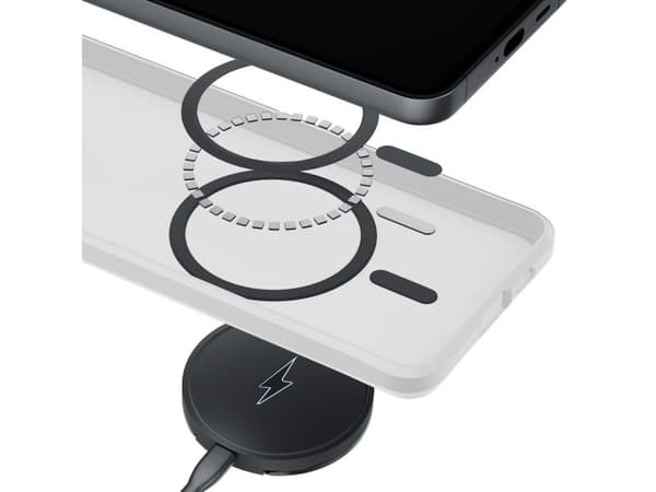 3mk Smoke MagCase för iPhone Air - vit-transparent