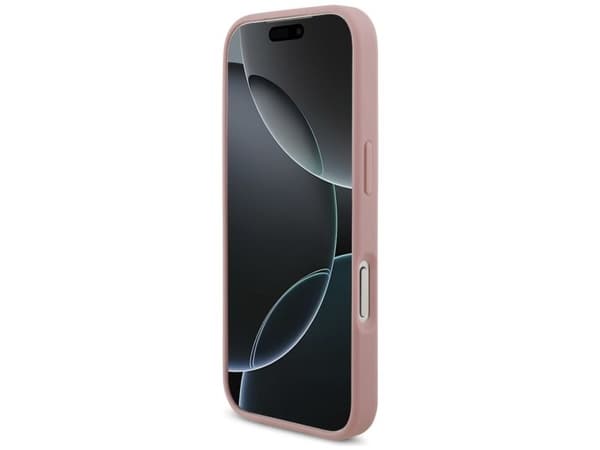 Guess Fixed Glitter Big 4G Case for iPhone 17 Pro / 18 Pro - Pink